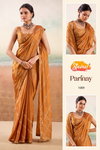 Parinay By Stavan Fancy Fabric With Embroidery Work Saree Wholesale In India